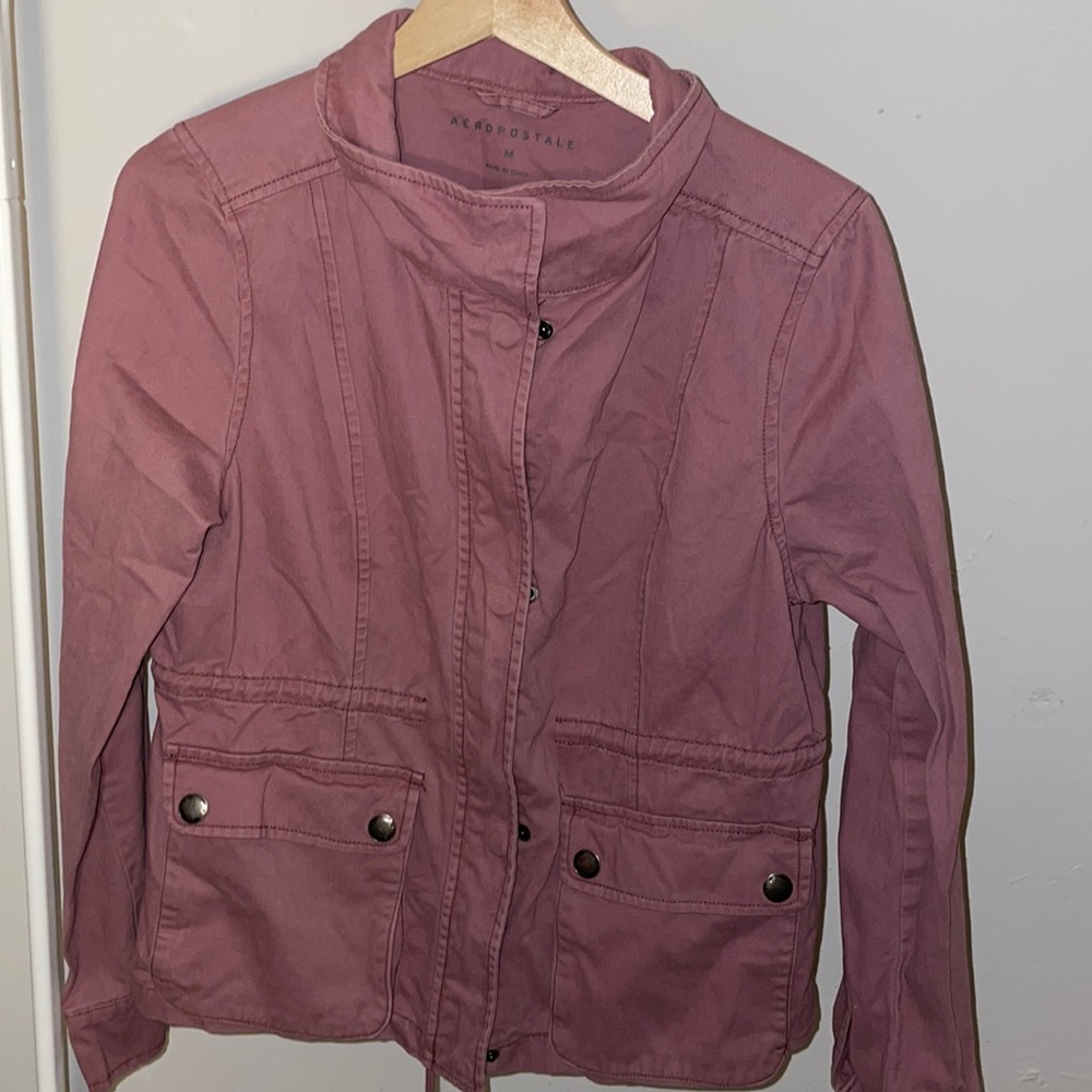 AEROPOSTALE Mauve Utility Jacket